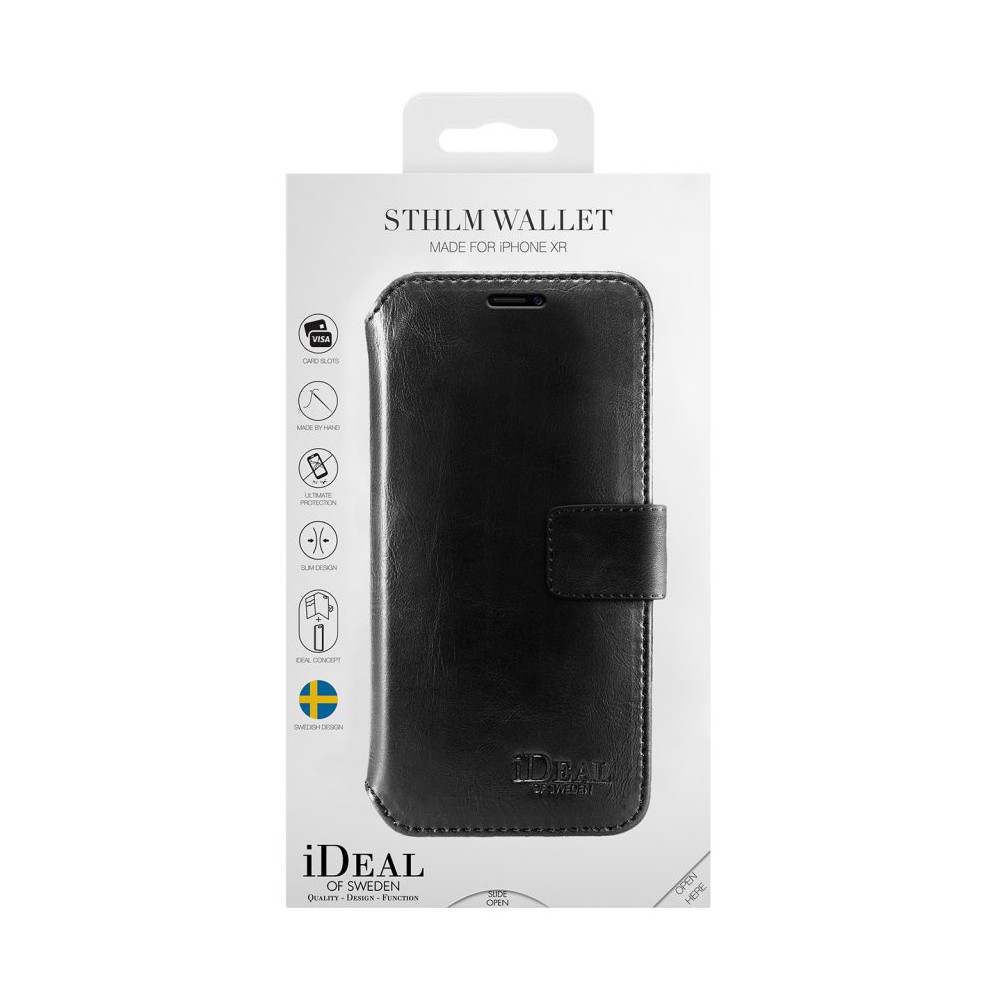 Puzdro iPhone XS Max iDeal STHLM Wallet Black3 