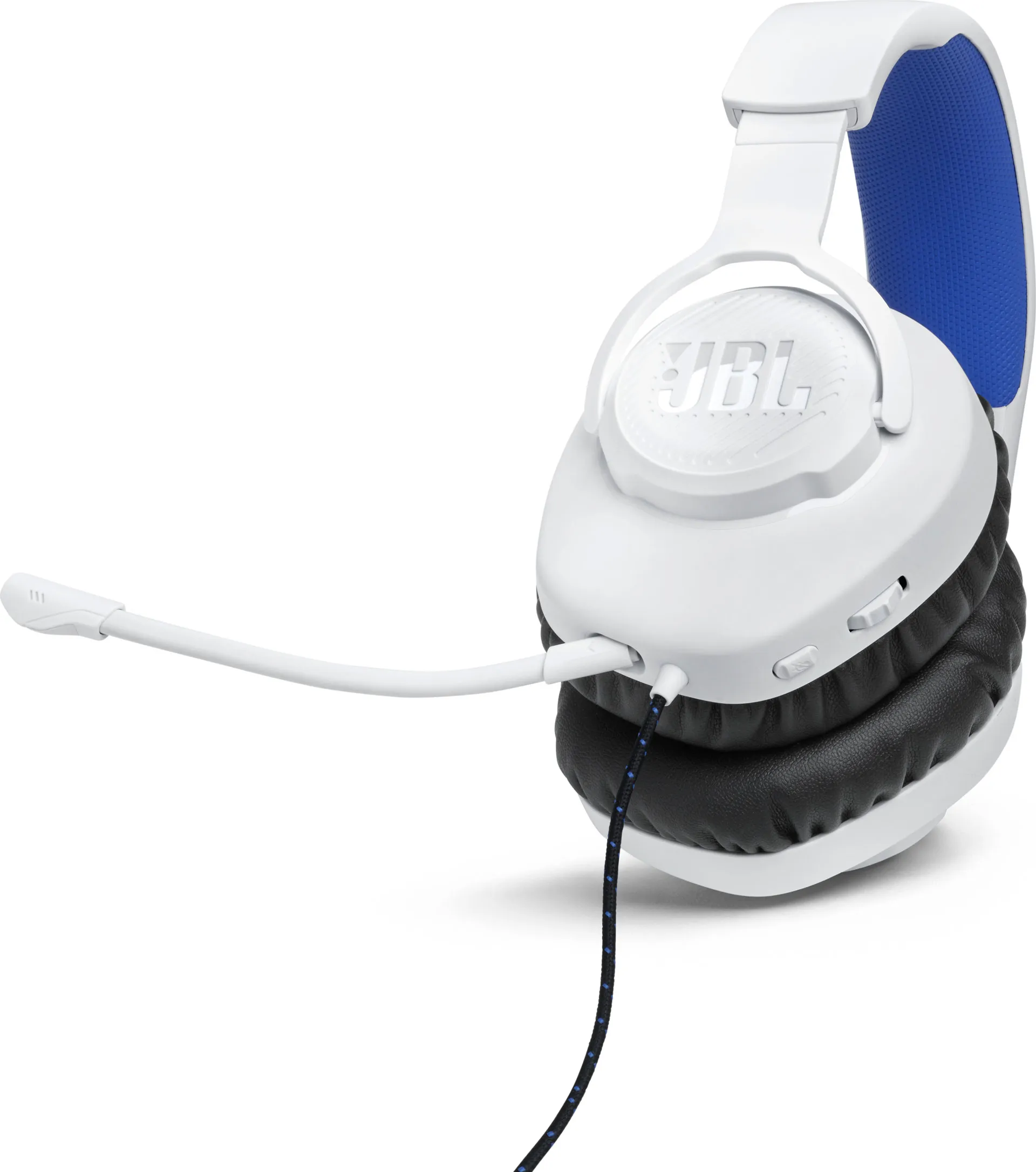 Slúchadlá JBL Quantum 100P WhiteBlue1 