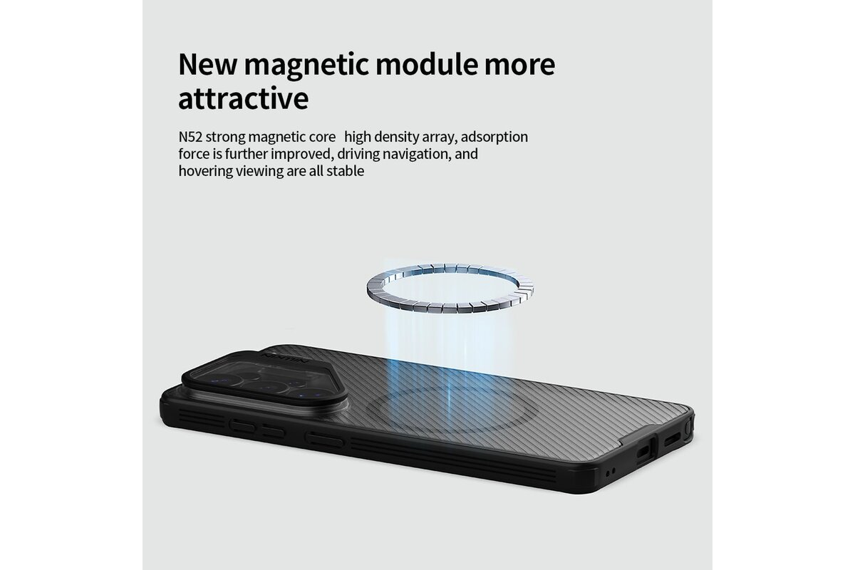 Nillkin CamShield Prop Magnetic Zadný Kryt pre Samsung Galaxy S26 Ultra Black2 