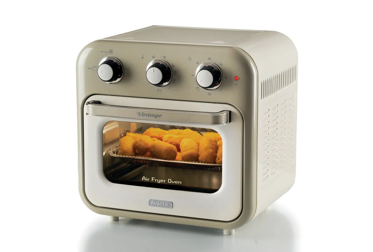 Ariete Vintage Air Fryer Oven 4632/03, krémový6 