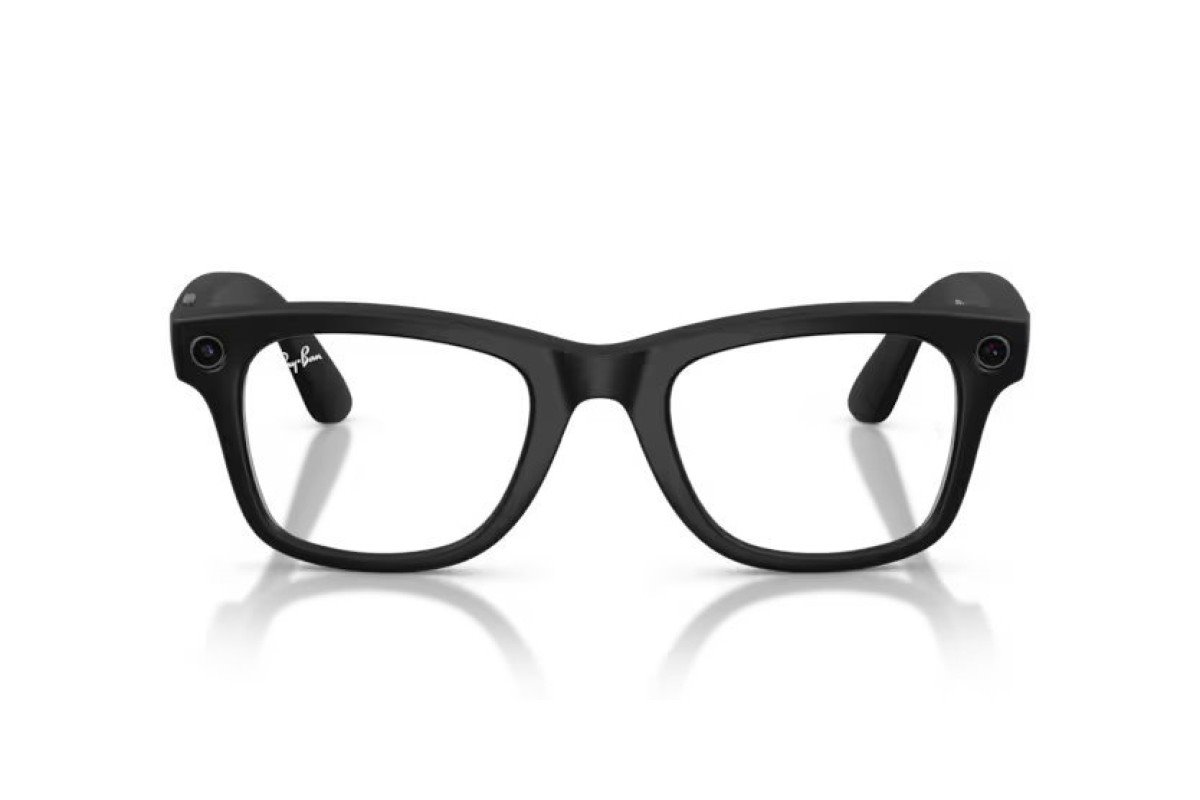 Meta Ray-Ban Gen2 Wayfarer, Matte Black, Clear (Large)0 