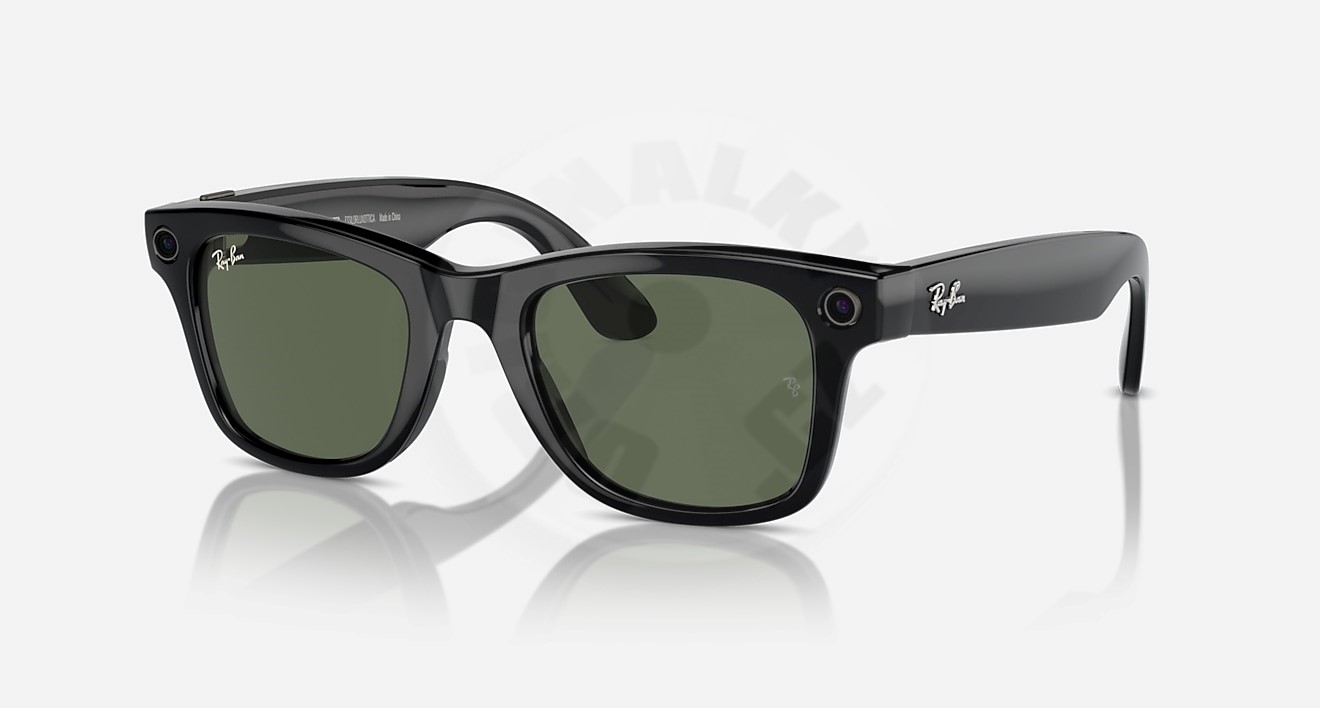 Meta Ray-Ban Gen1 Wayfarer - Matte Black/ Clear to Graphite Green Transitions0 