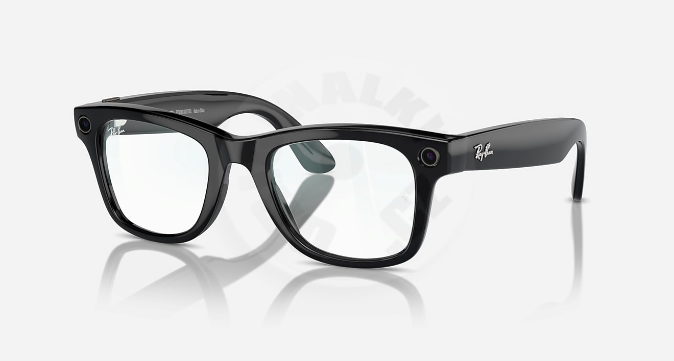 Meta Ray-Ban Gen1 Wayfarer - Matte Black/ Clear to Graphite Green Transitions1 