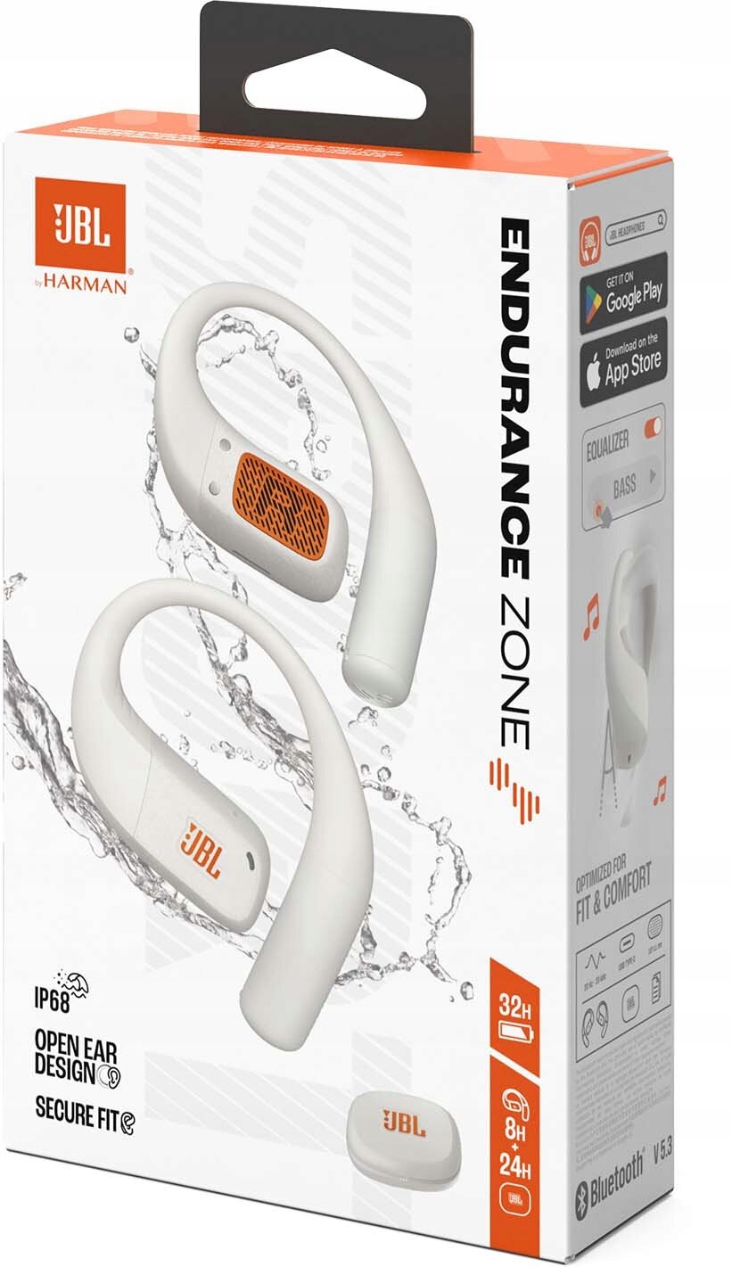 Slúchadlá JBL Endurance Zone White5 