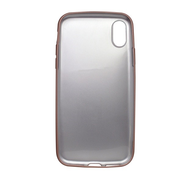 Puzdro Iphone X čierne medené metalické1 