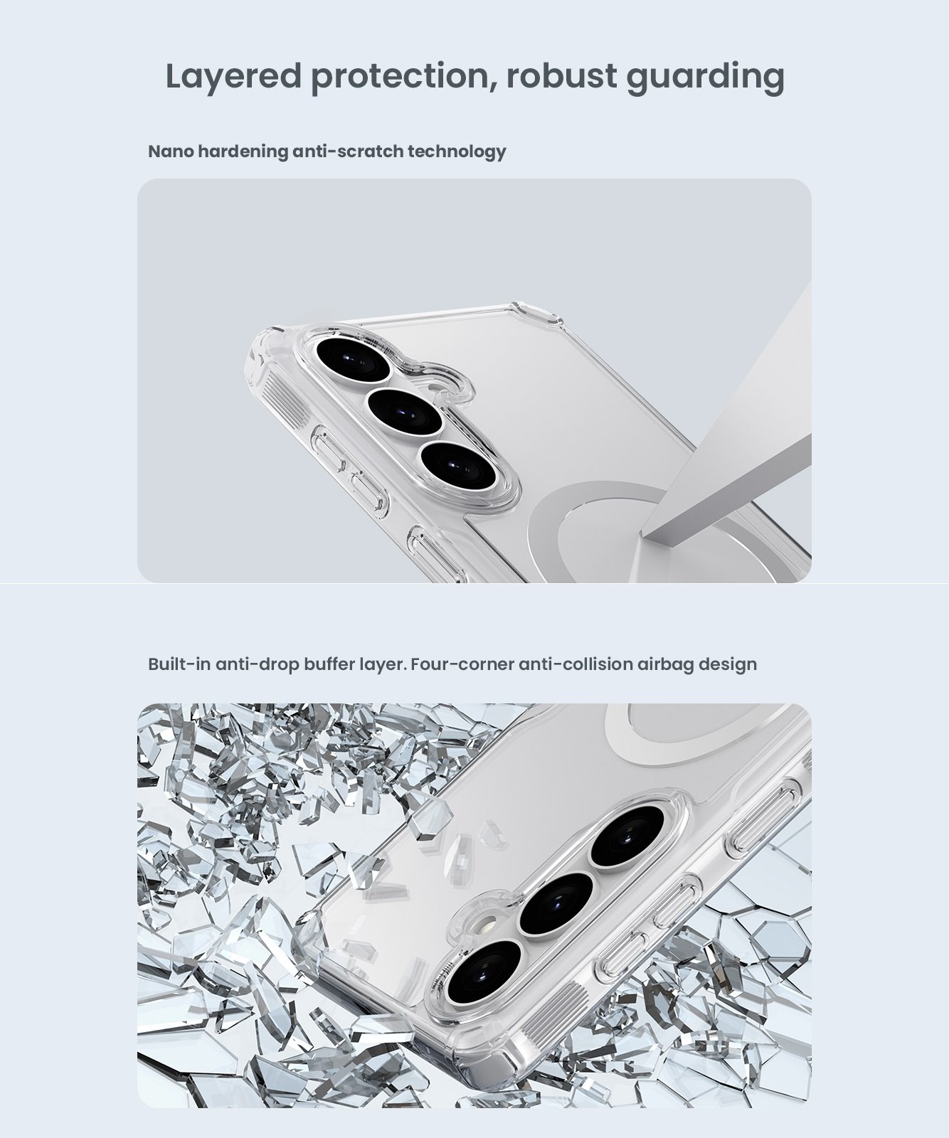 Nillkin Nature TPU PRO Magnetic Kryt pre Samsung Galaxy S26 Transparent4 