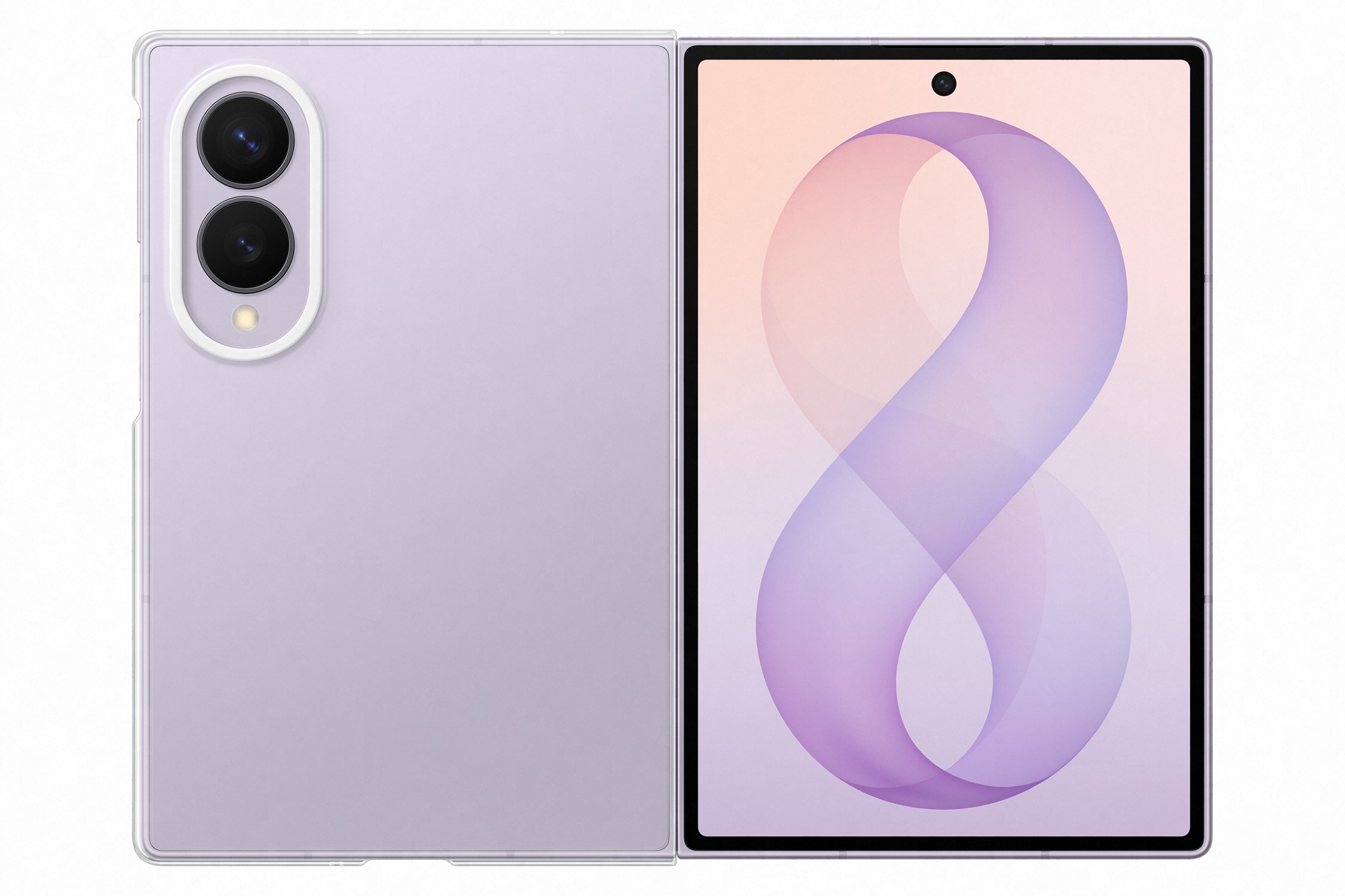 Samsung Priehľadný zadný kryt pre Galaxy Z Fold8, Transparent1 