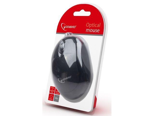 Myš GEMBIRD MUS-U-01,  drôtová,  optická,  vertikálna,  1200-3200 dpi,  USB,  čierna0 