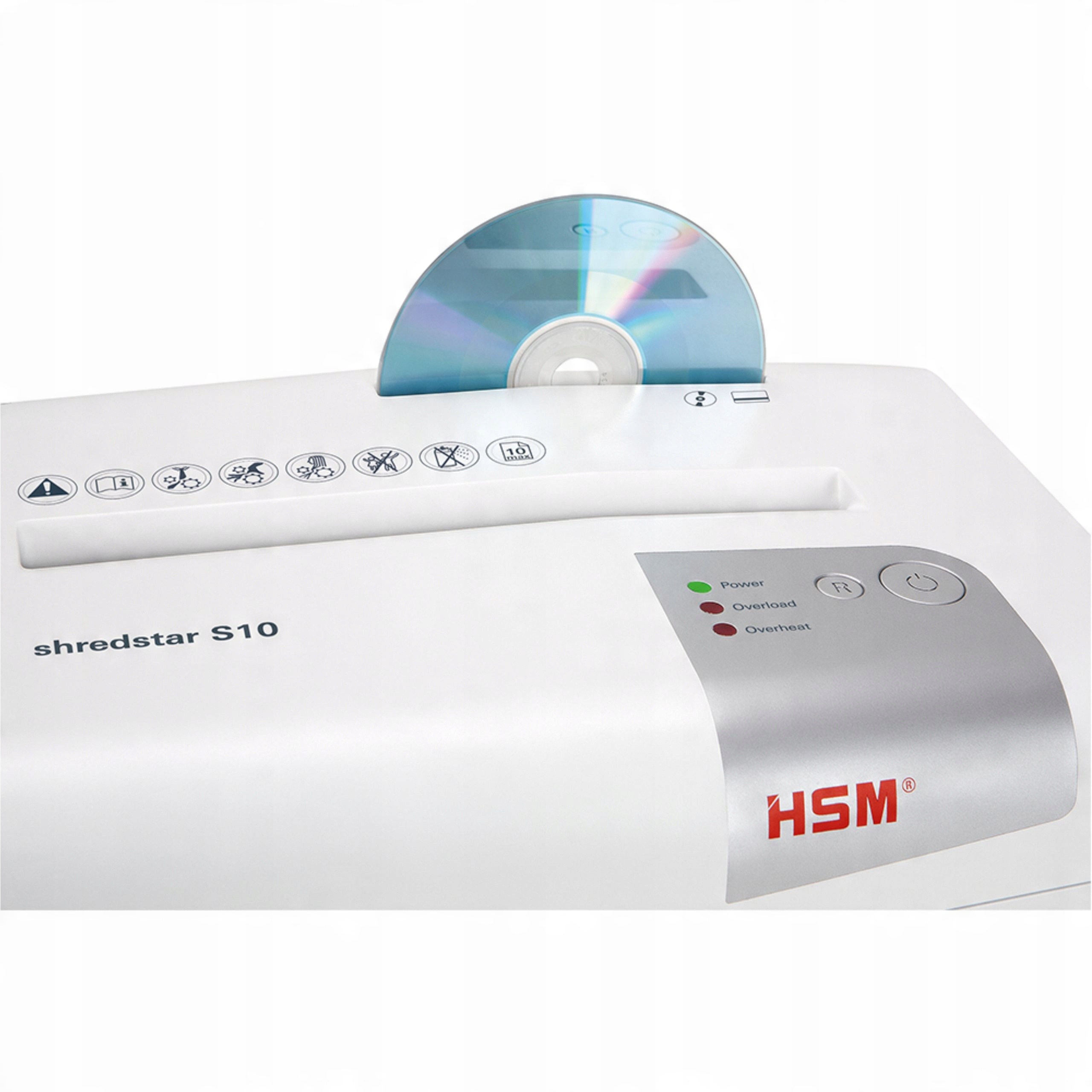 HSM skartovač ShredStar X5 White (velikost řezu 4, 5x30mm,  DIN P-4 (3))2 