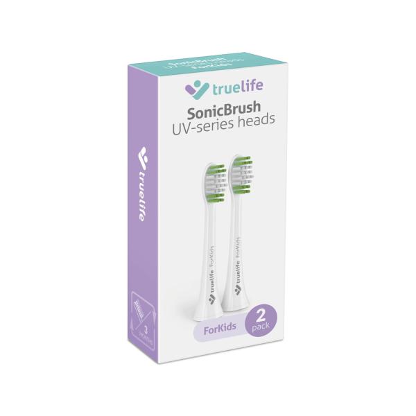 TrueLife SonicBrush UV-series heads ForKids white 2 pack 