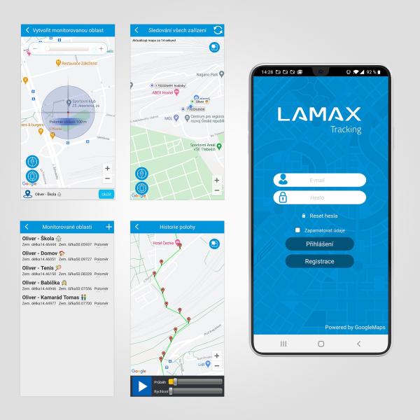 LAMAX GPS Locator with Collar 