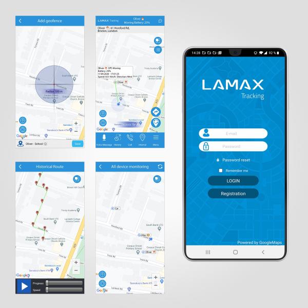 LAMAX GPS Locator with Collar 