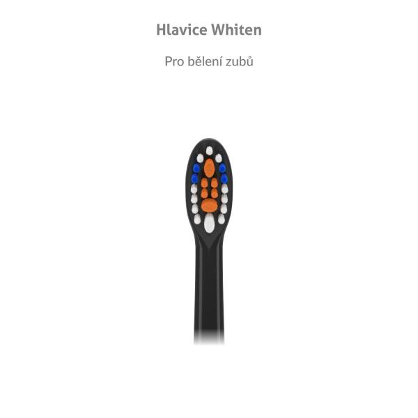 TrueLife SonicBrush Compact-series heads Whiten black 2 pack 