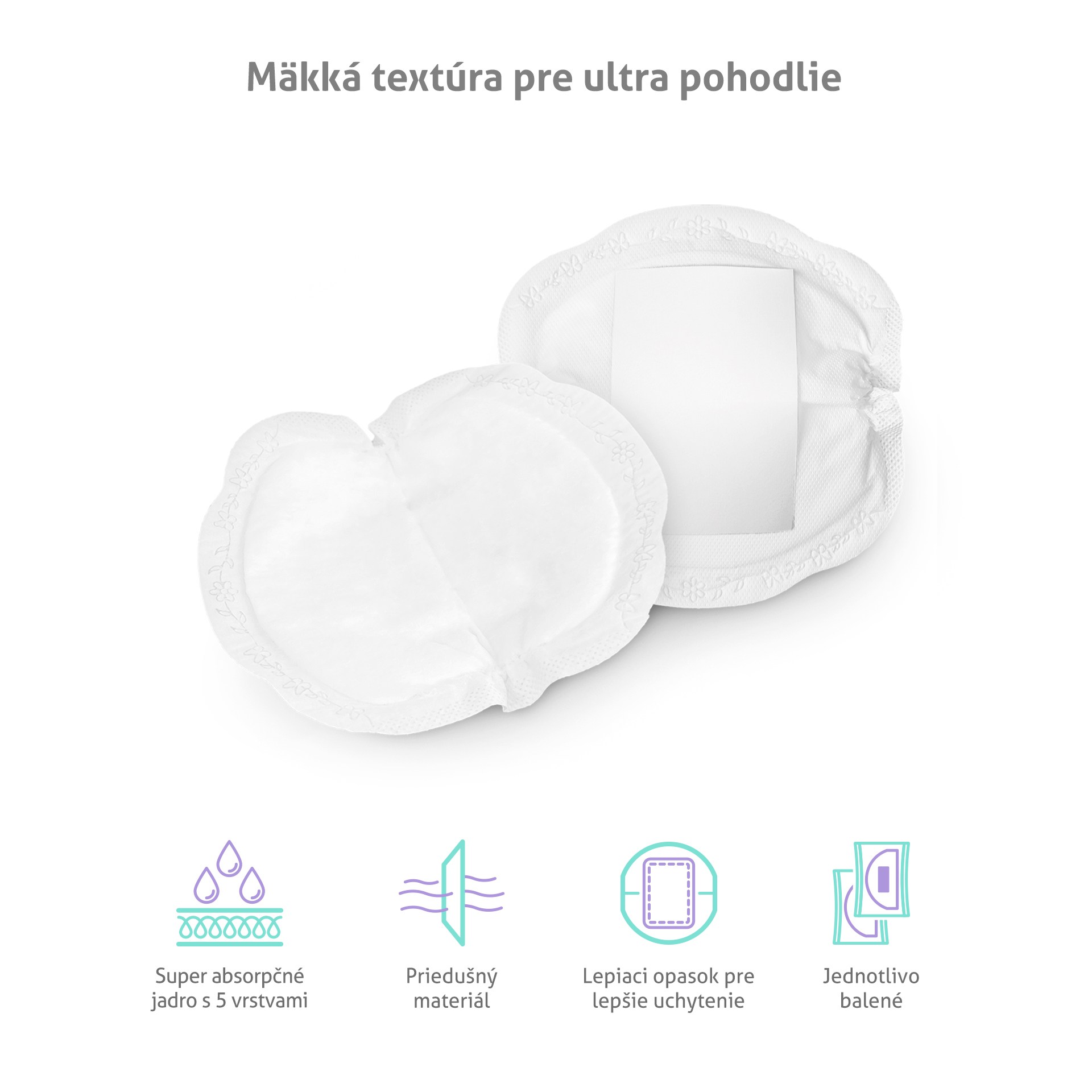 TrueLife Nutrio Breast Pads Classic 50 pack1 