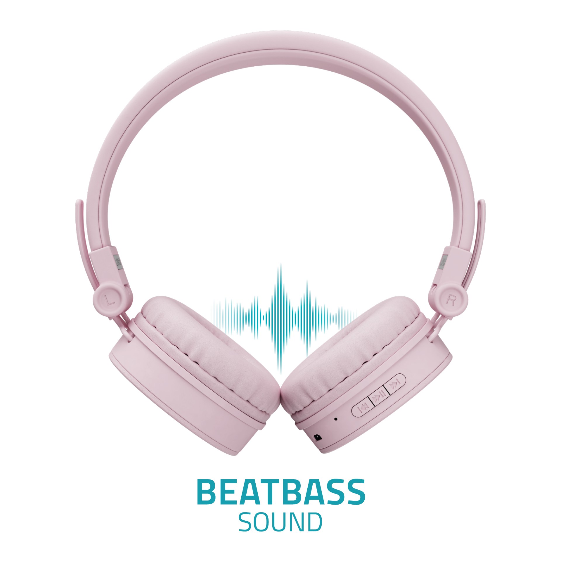 LAMAX Beat Blaze2 náhlavní sluchátka,  USB-C - růžová1 