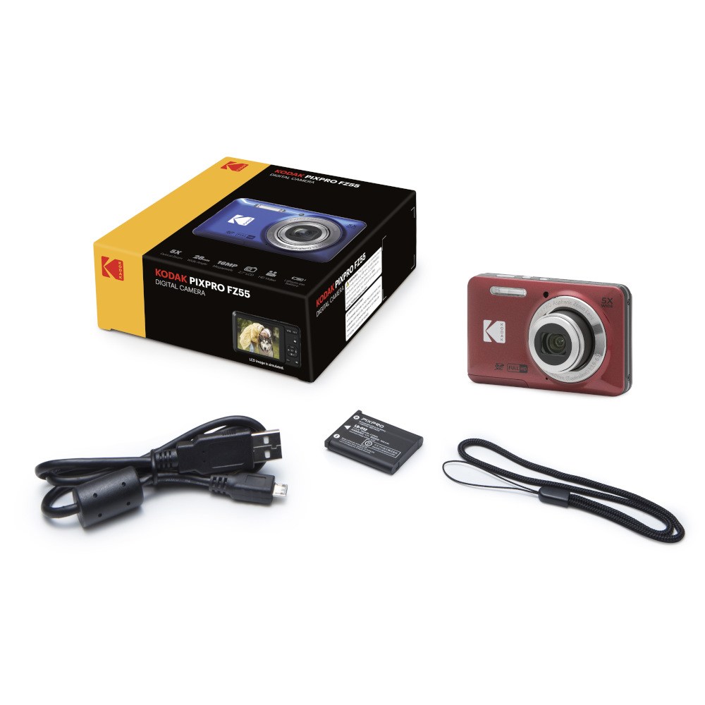 Kodak Friendly Zoom FZ55 Red1 