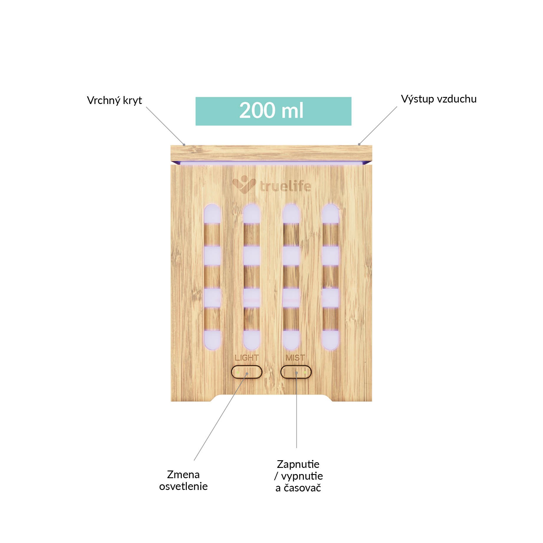 TrueLife AIR Diffuser D7 Bamboo1 