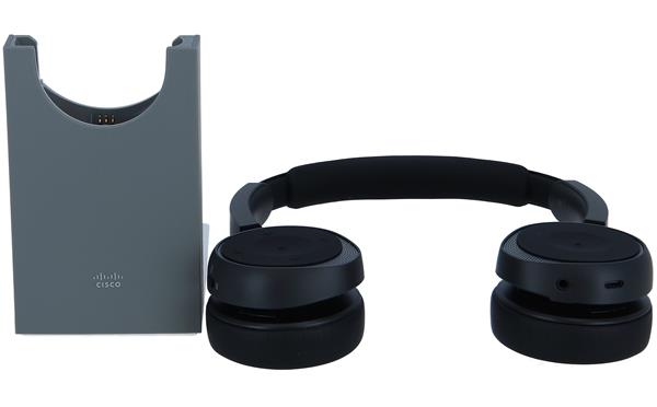 730 Wireless Dual On-ear Headset+Stand USB-A Bundle-Platinum 