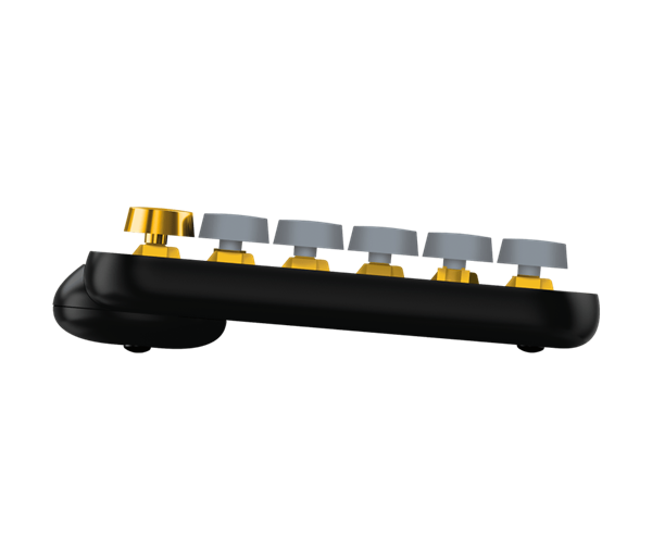 Logitech POP Keys - bezdrôtová mechanická klávesnica s Emoji - žlto čierna - US 