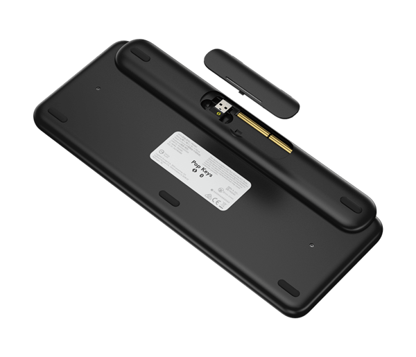 Logitech POP Keys - bezdrôtová mechanická klávesnica s Emoji - žlto čierna - US 