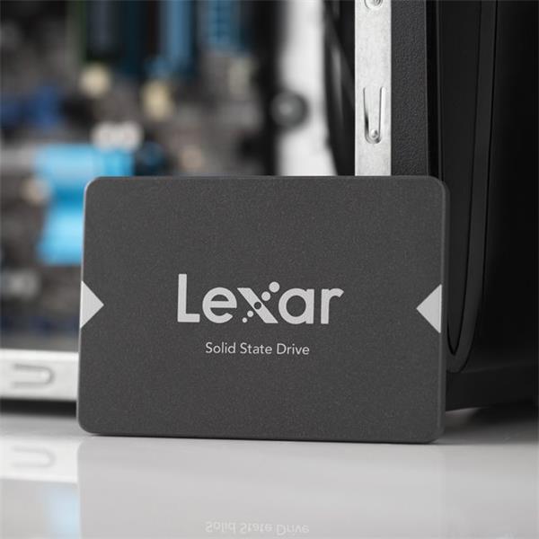 Lexar® 256GB NS100 2.5” SATA (6Gb/s) up to 520MB/s Read and 440 MB/s write 