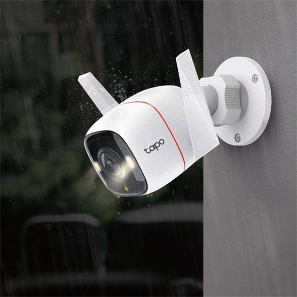 TP-LINK "Outdoor Security Wi-Fi CameraSPEC: 2K (2560x1440), 2.4 GHz, 2T2R, 2 × External Antennas, 1 × Ethernet PortFEA 