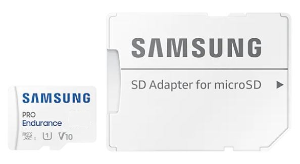 128 GB . microSDXC karta Samsung PRO Endurance + SD adaptér 