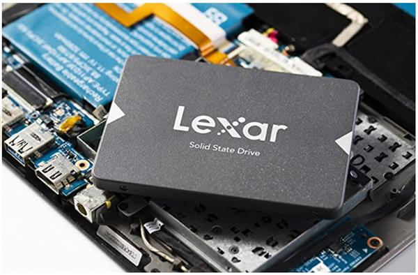 Lexar® 128GB NS100 2.5” SATA (6Gb/s) up to 520MB/s Read and 440 MB/s write 