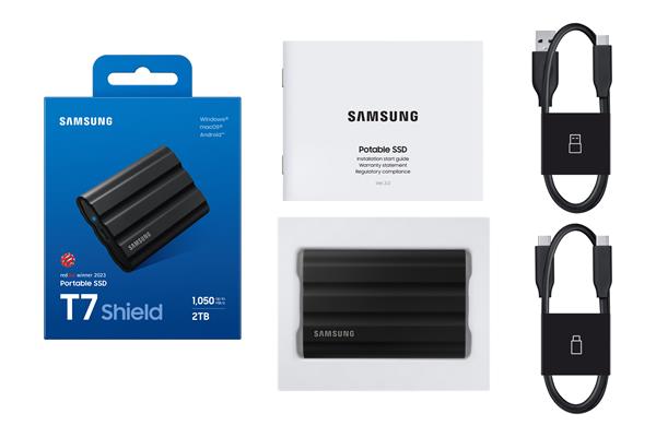 Samsung externý SSD T7 Shield 2 TB čierny 