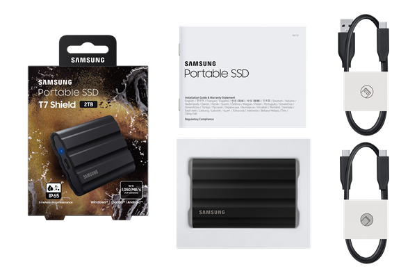 Samsung externý SSD T7 Shield 2 TB čierny 