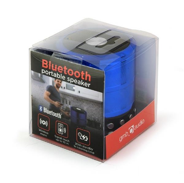Gembird Bluetooth reproduktor, modrý 