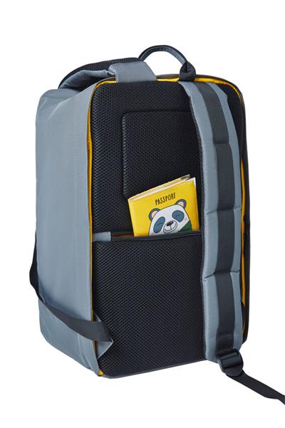 Canyon CSZ-01, batoh na notebook - palubovka, do veľkosti 15,6",  mechanizmus proti zlodejom, 20l, šedý 