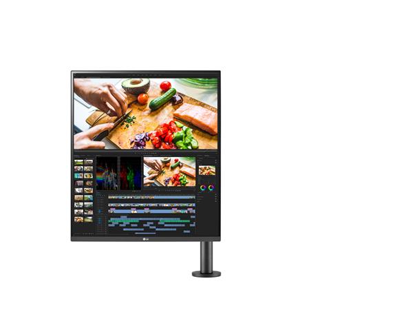 LG 28MQ780-B 28"W IPS 2560x2880 5ms 5 000 000:1 300cd DP HDMI USB-C (90W) repro čierny 