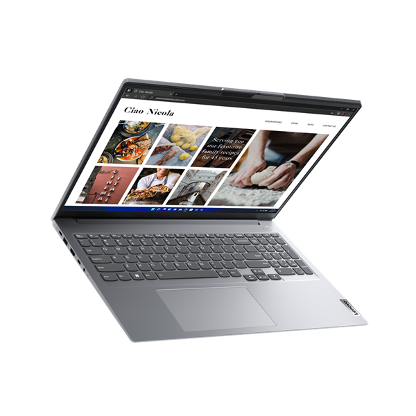 Lenovo ThinkBook 16 G4+ IAP, i5-1240P, 16.0˝ 2560x1600 WQXGA, UMA, 16GB, SSD 512GB, W11Pro, matný, 3y CI 