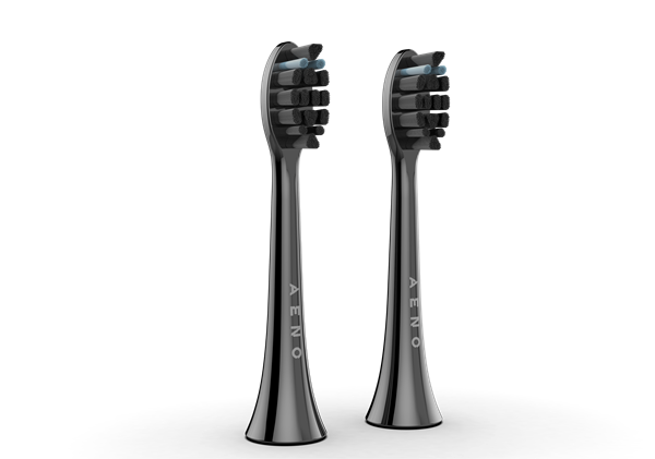 AENO sonická zubná kefka DB6, Čierna, 2 hlavice kefky, DUPONT, 40000 rpm, 5 módov 