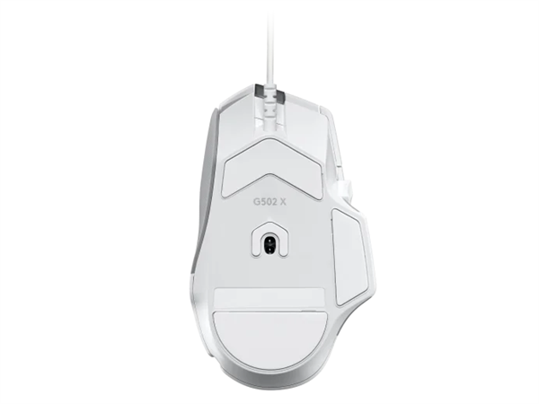 Logitech G502 X - hráčska myš, USB - biela 