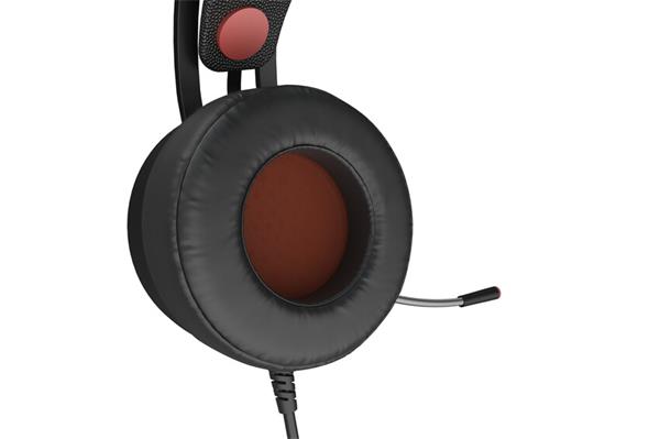 Canyon GH-8A, Interceptor herný headset pre náročných hráčov, USB / 2x 3.5mm jack, čierny 