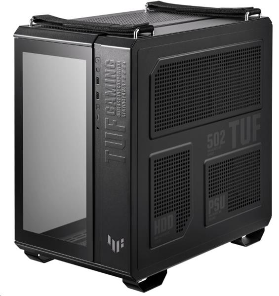ASUS TUF GAMING GT502/ Midi Tower/ Transpar./ Čierna 
