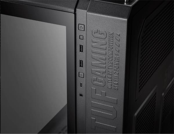 ASUS TUF GAMING GT502/ Midi Tower/ Transpar./ Čierna 