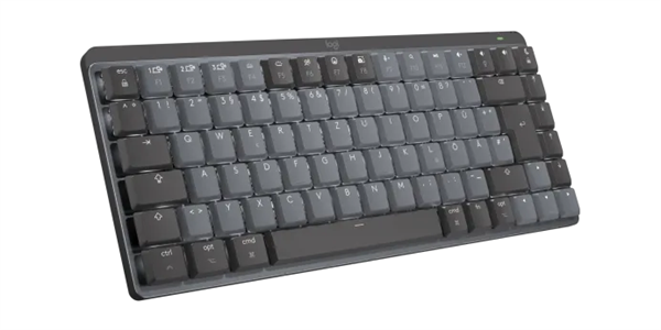 Logitech® MX Mechanical Mini for Mac Minimalist Wireless Illuminated Keyboard - SPACE GREY - US INT"L - EMEA 
