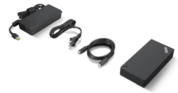Lenovo ThinkPad USB-C Dock - 90W (2x DP, 1x HDMI, RJ45, 3x USB 3.1, 2x USB 2.0, 1x USB-C, adapter) pripojit max. 3x LCD 