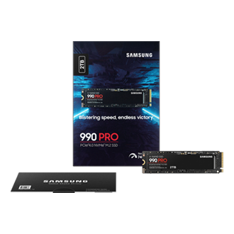 Samsung SSD 990 PRO Series 2TB M.2 PCIe, r7450MB/s, w6900MB/s 