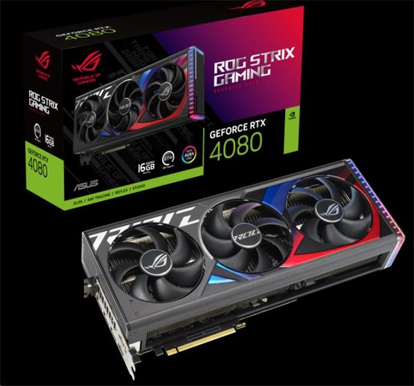 ASUS ROG STRIX RTX4080 16G-GAMING 16GB 256-bit GDDR6X 2xHDMI 3xDP 