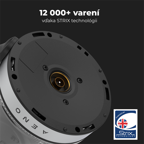 AENO Rychlovarná smart kanvica EK1S - 220-240V~, 50/60Hz, 1850-2200W, Strix, 1.15Kg 