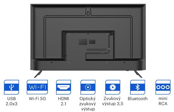 KIVI TV 50U740NB, 50" (127 cm), UHD, Google Android TV, Black, 3840x2160, 60 Hz, , 2x10W, 70 kWh 1000h , BT5, HDMI 4 