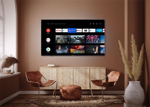 KIVI TV 55U740NB, 55" (140 cm), 4K UHD LED TV, Google Android TV 9, HDR10, DVB-T2, DVB-C, WI-FI, Google Voice Search 