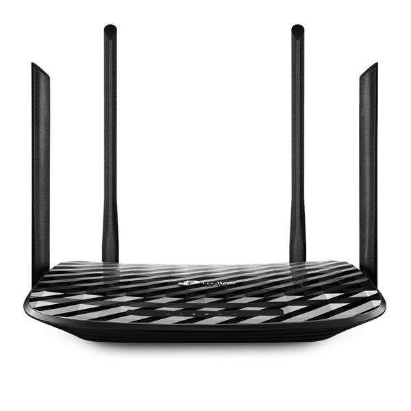 TP-LINK "AC1300 Dual-Band Wi-Fi Gigabit RouterSPEED: 400 Mbps at 2.4 GHz + 867 Mbps at 5 GHzSPEC: 4× Antennas, 1× Giga 