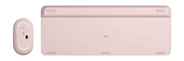 Logitech® MK470 Slim Wireless Combo - ROSE - US INT&quot;L - INTNL 