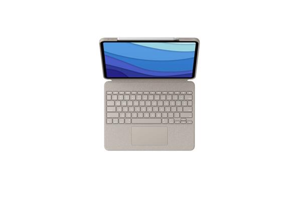 Logitech® Combo Touch for iPad Pro 12.9-inch (5th and 6th generation) - SAND - US - INTNL 