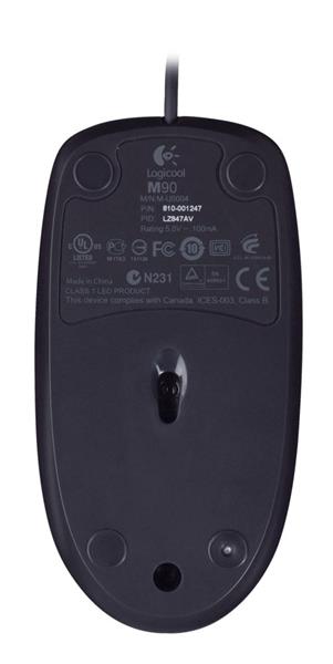 Logitech® M90 Mouse - GREY - USB 